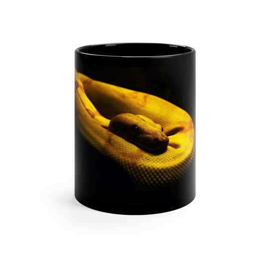 Python Ceramic Black Mug