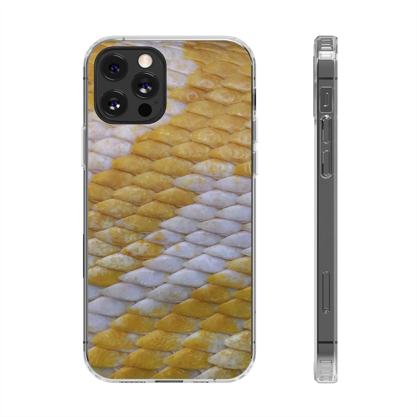 Yellow Snake Skin Phone Cases