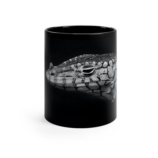 Monitor Black Ceramic Mug