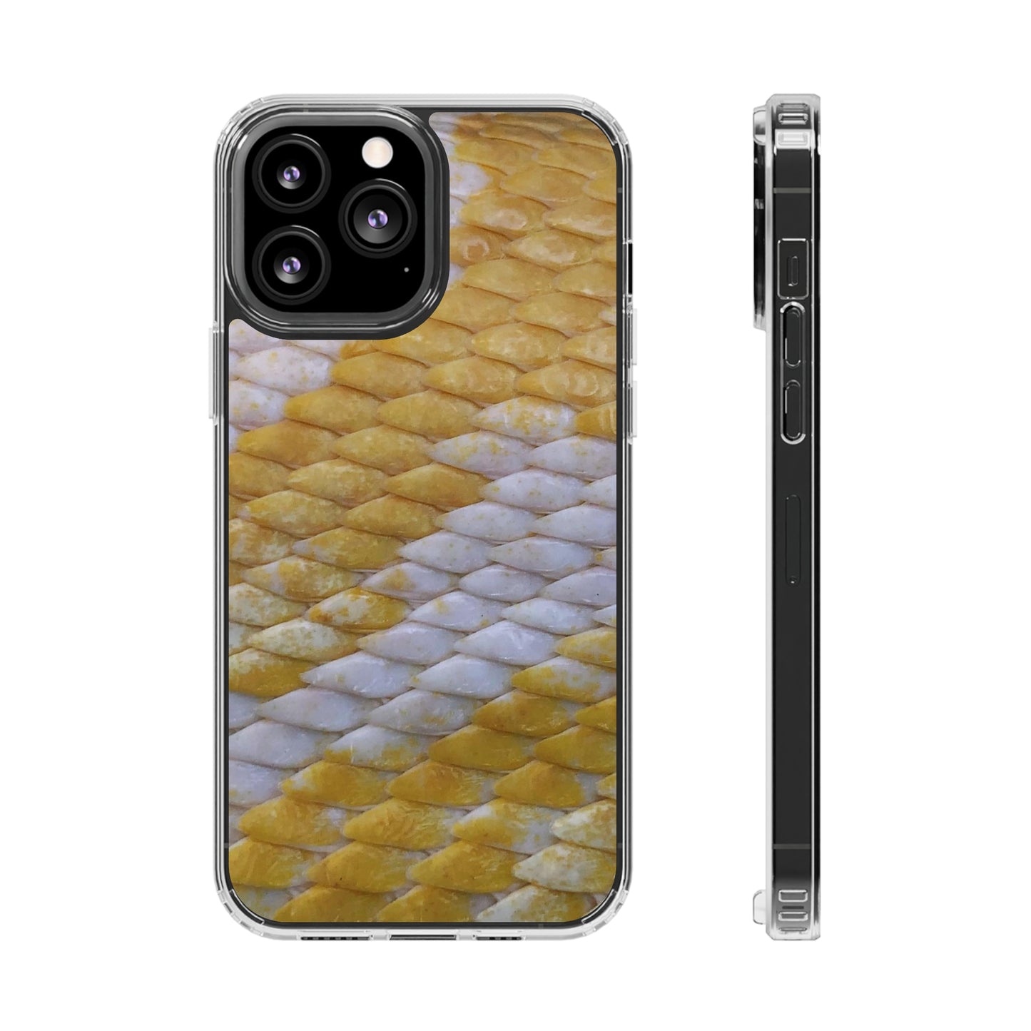 Yellow Snake Skin Phone Cases