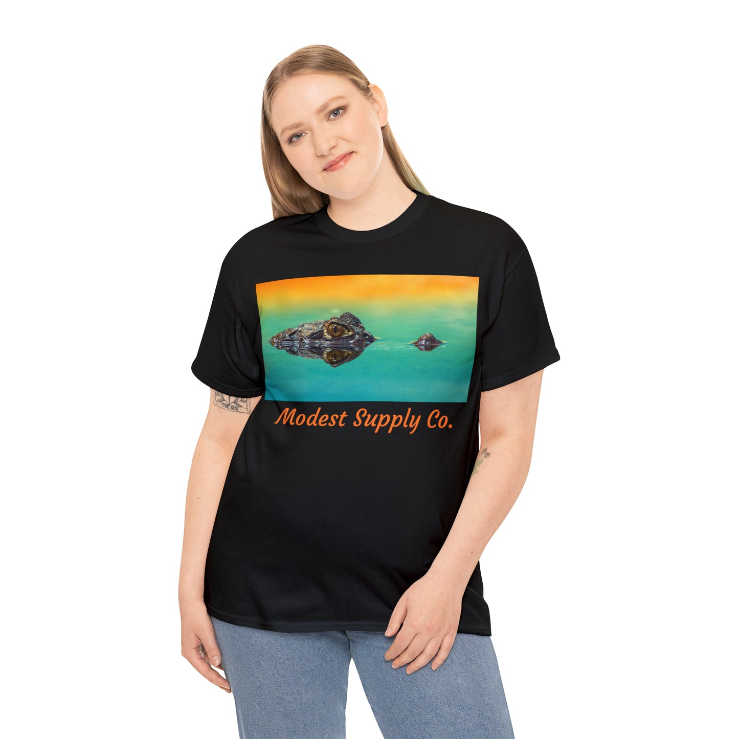 Sunrise Gator Logo Tee