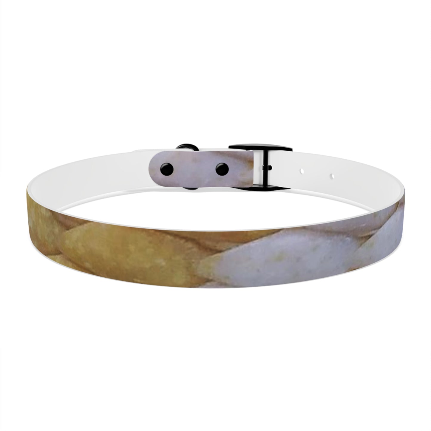 Yellow Snake Skin Collar