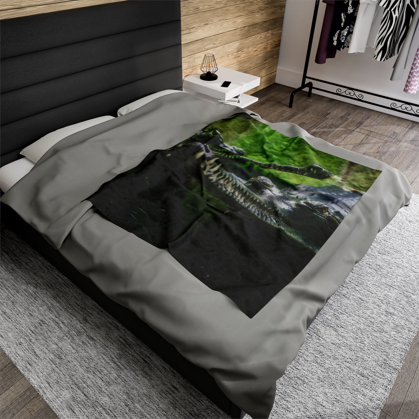 Crocodile Plush Blanket