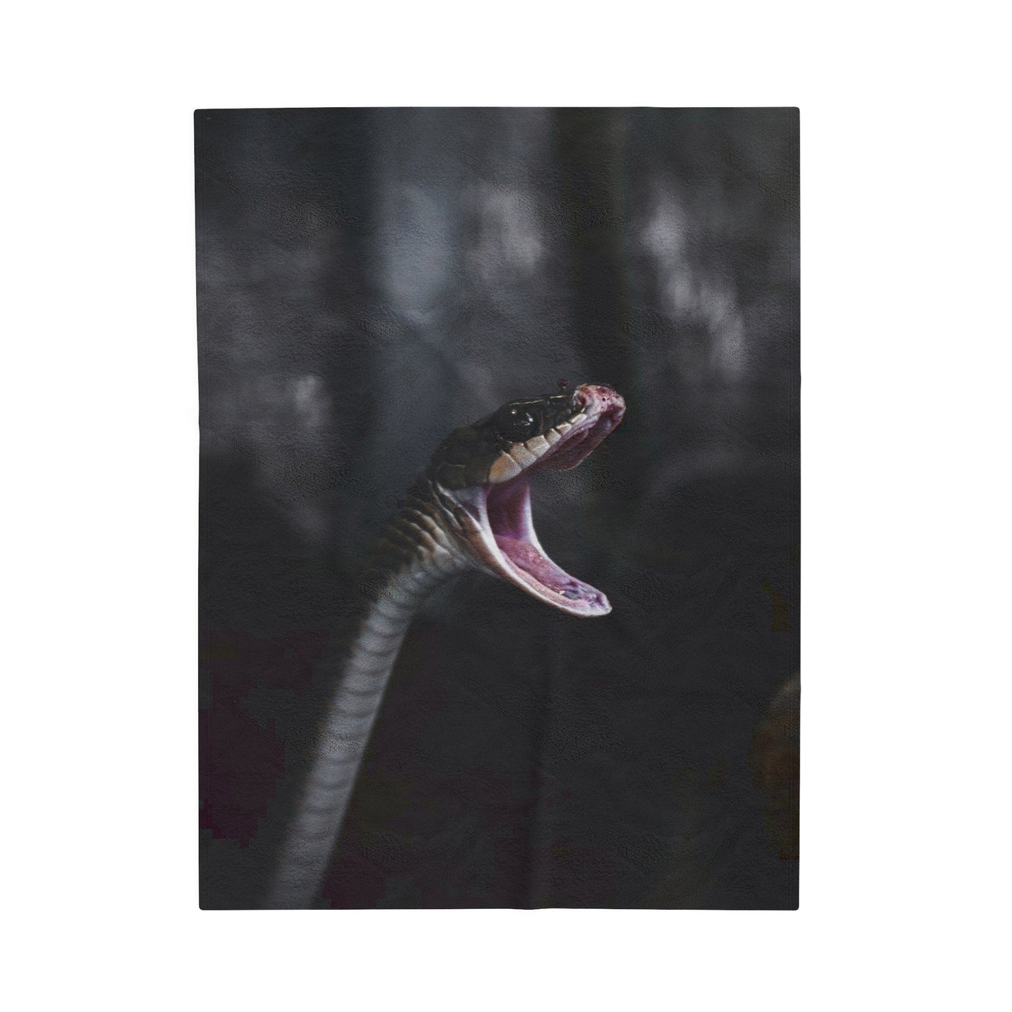 Black Mamba Plush Blanket