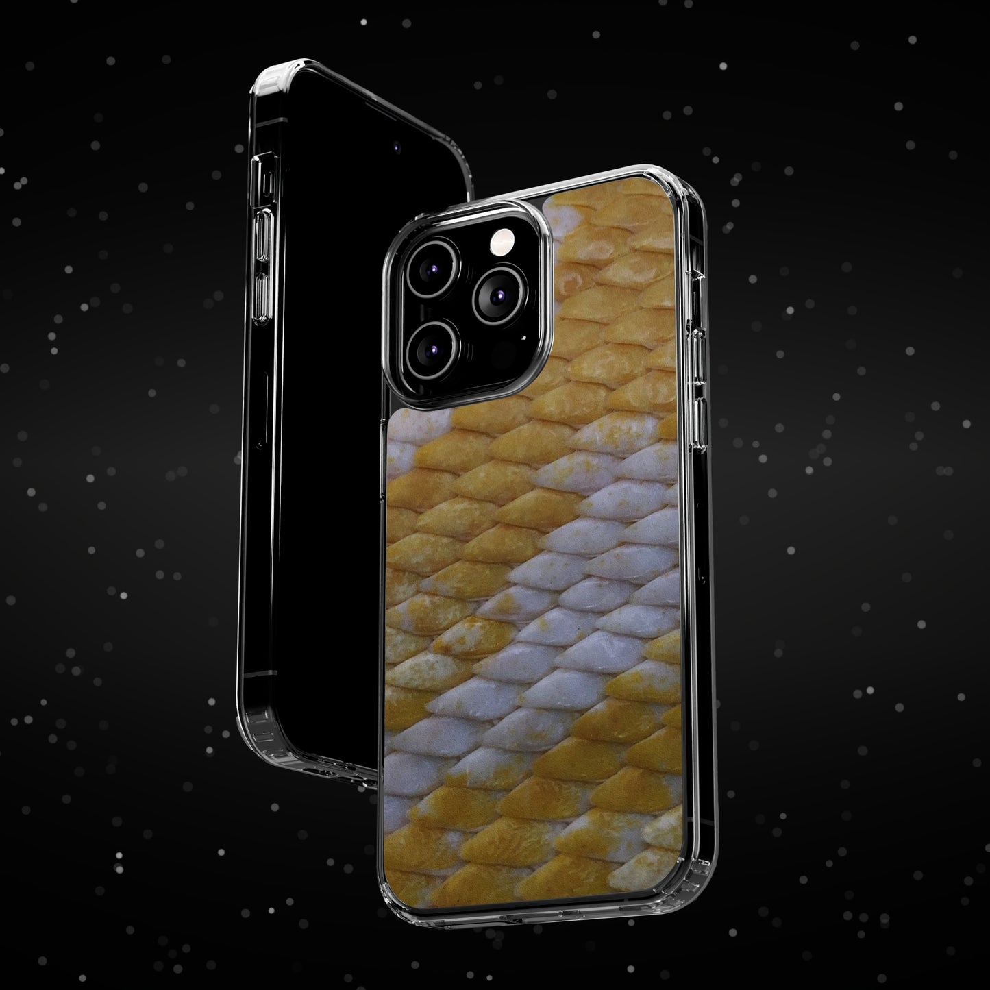 Yellow Snake Skin Phone Cases