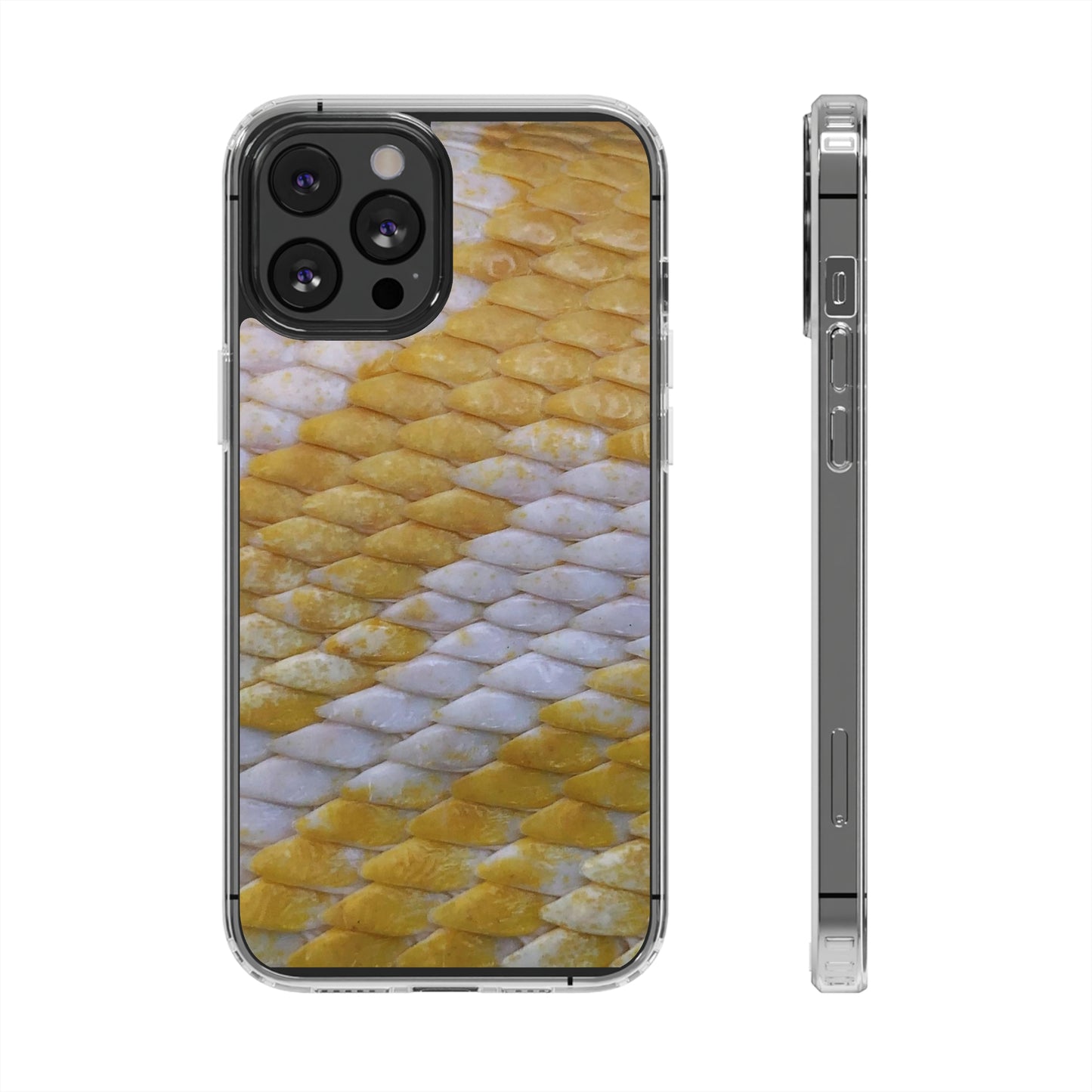 Yellow Snake Skin Phone Cases