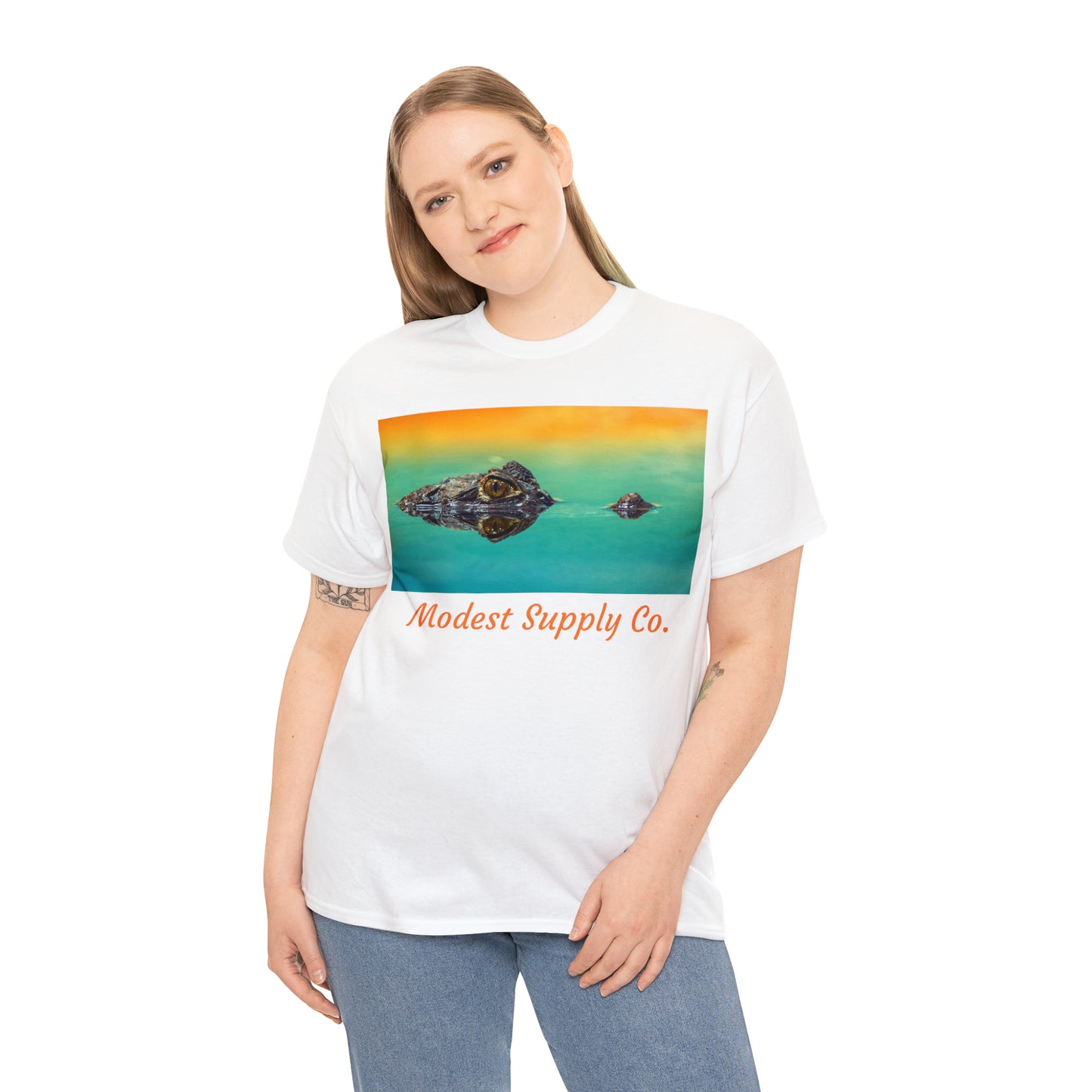 Sunrise Gator Logo Tee