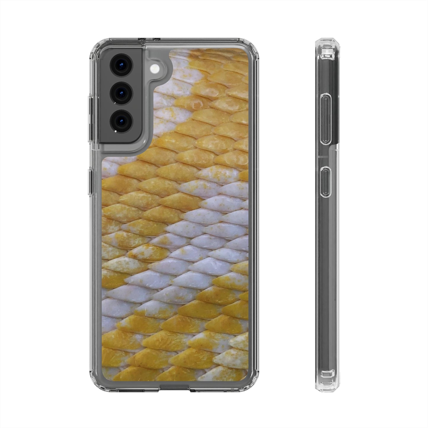 Yellow Snake Skin Phone Cases