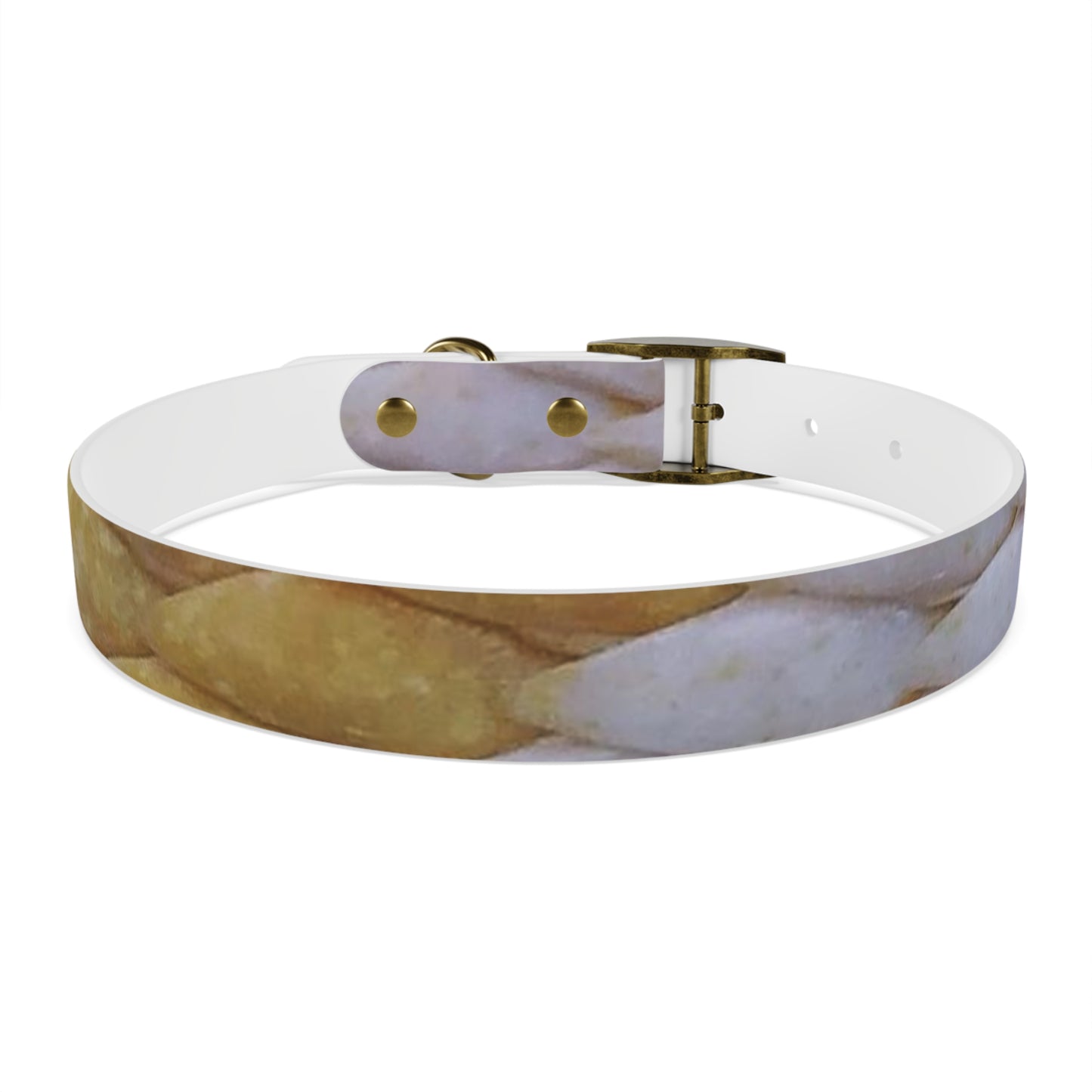 Yellow Snake Skin Collar