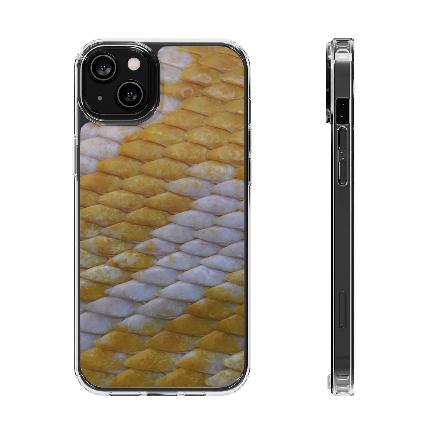 Yellow Snake Skin Phone Cases