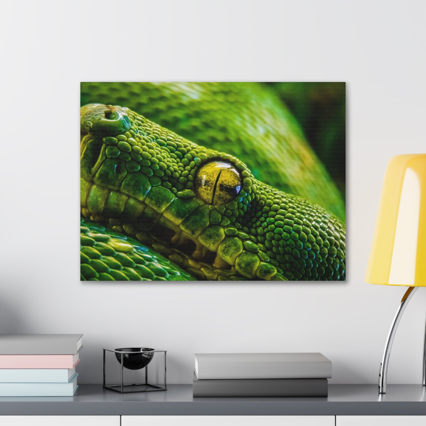 Green Snake Canvas