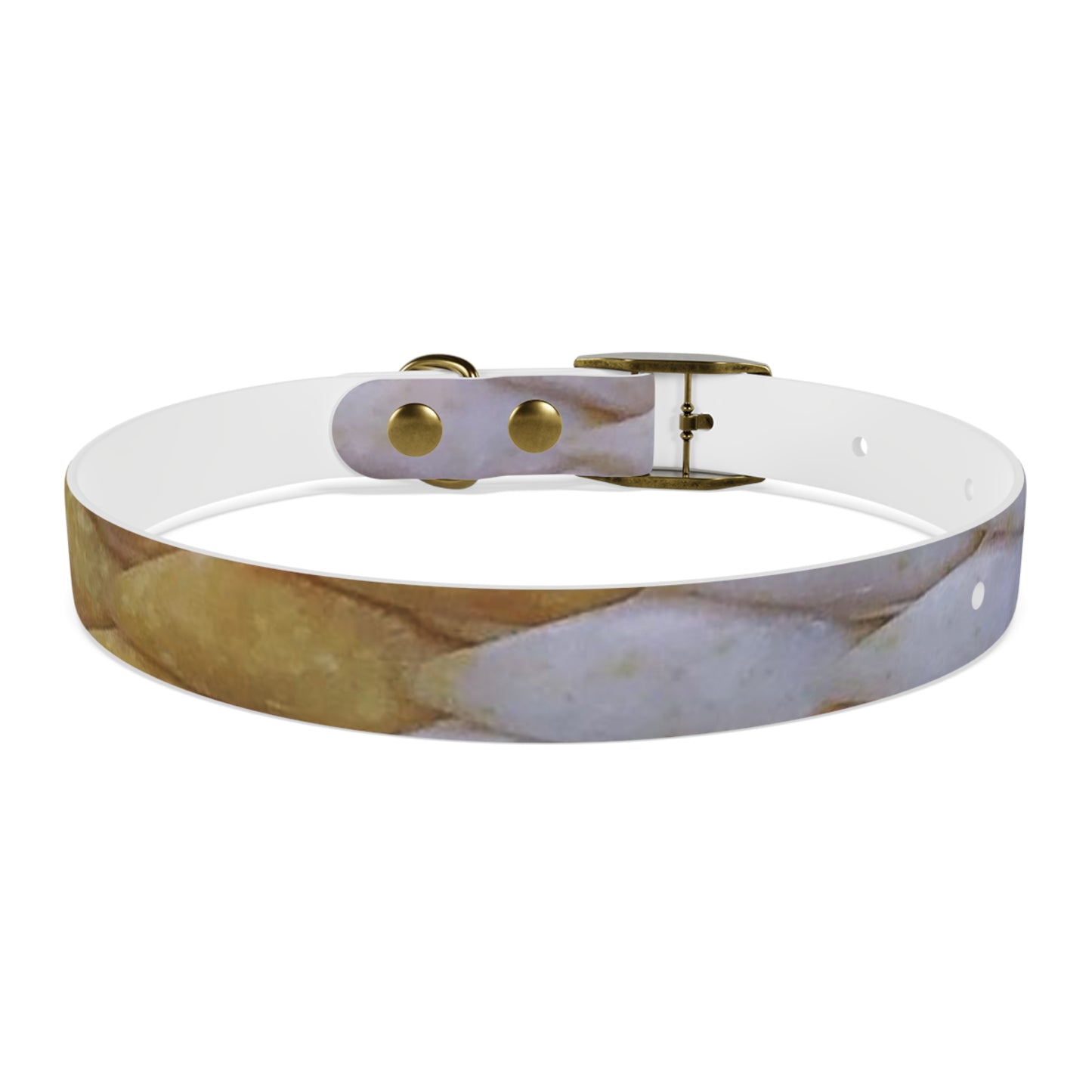 Yellow Snake Skin Collar