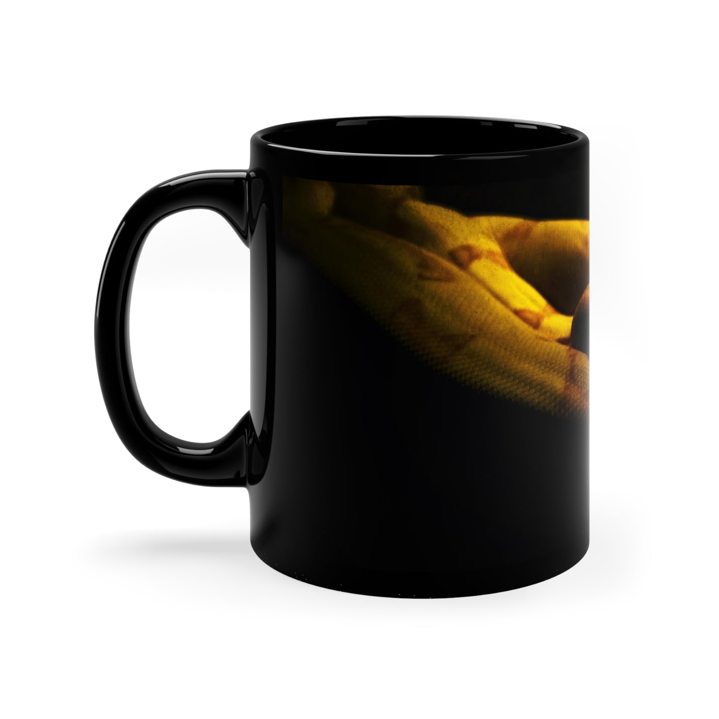 Python Ceramic Black Mug