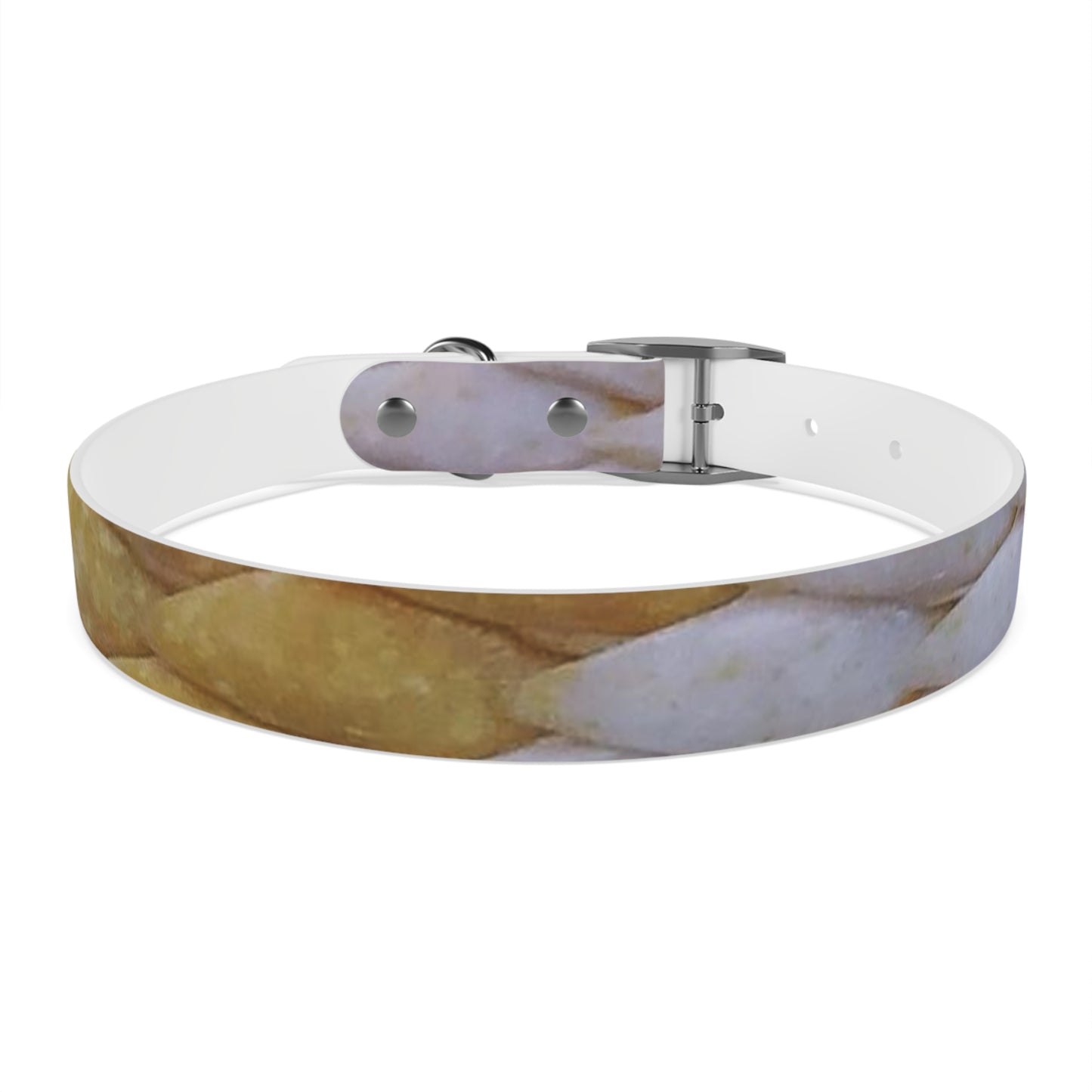 Yellow Snake Skin Collar