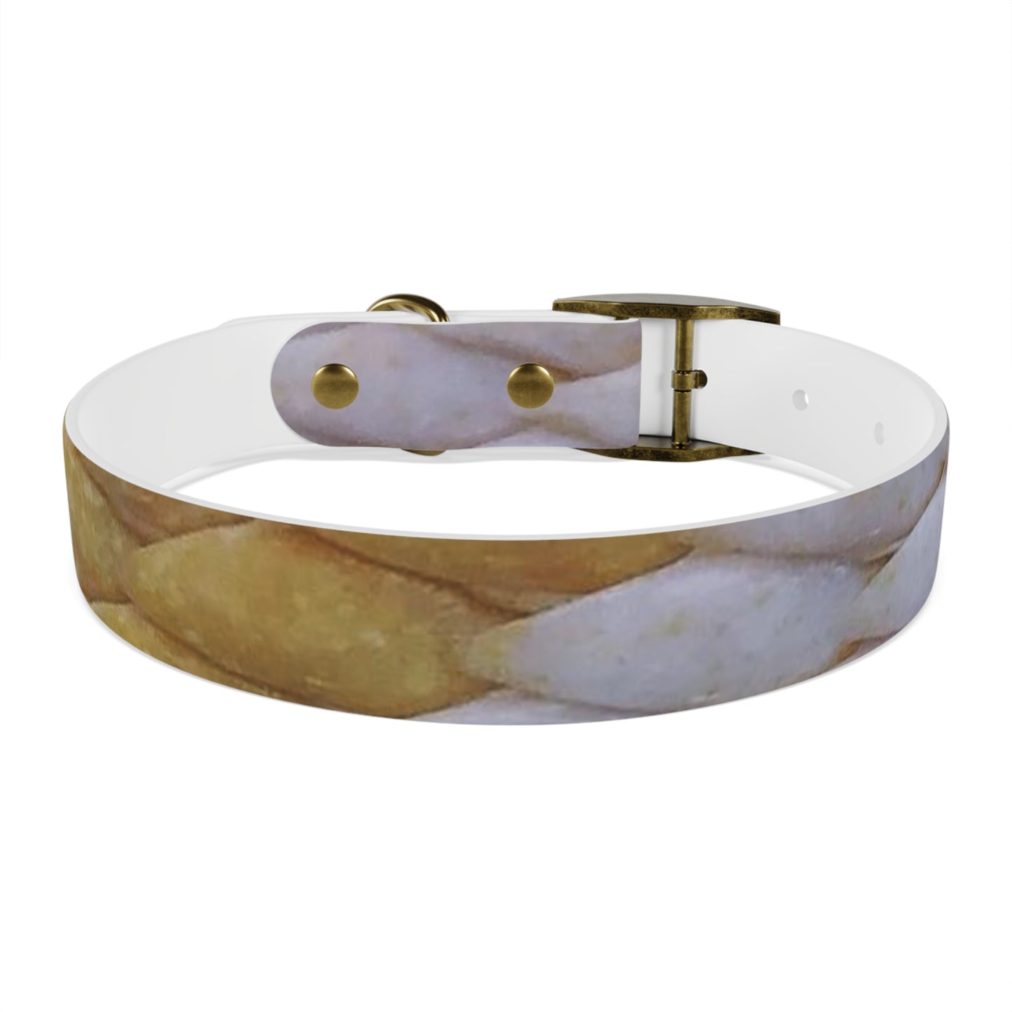 Yellow Snake Skin Collar