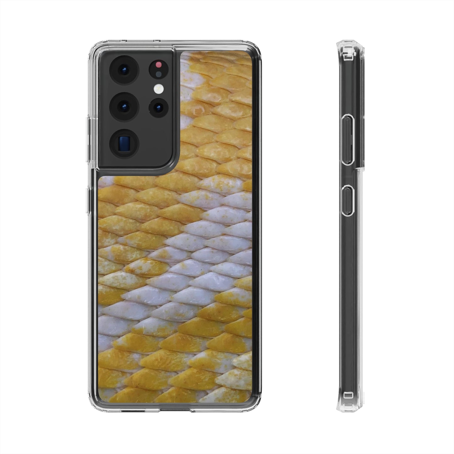 Yellow Snake Skin Phone Cases