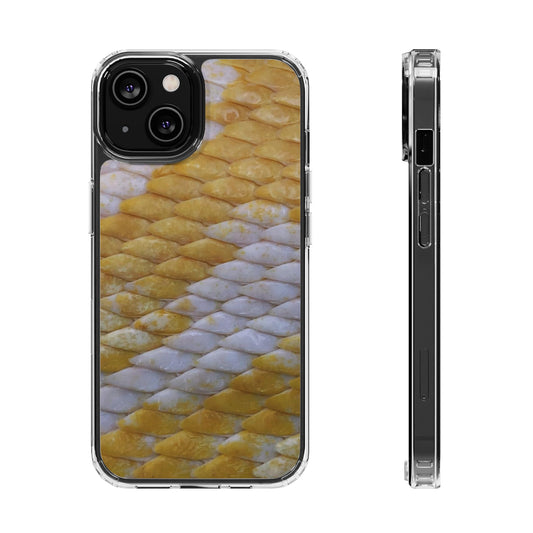 Yellow Snake Skin Phone Cases