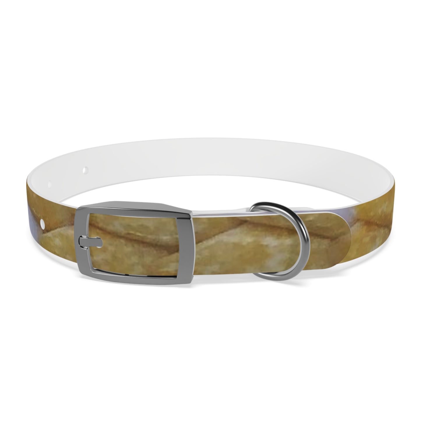 Yellow Snake Skin Collar