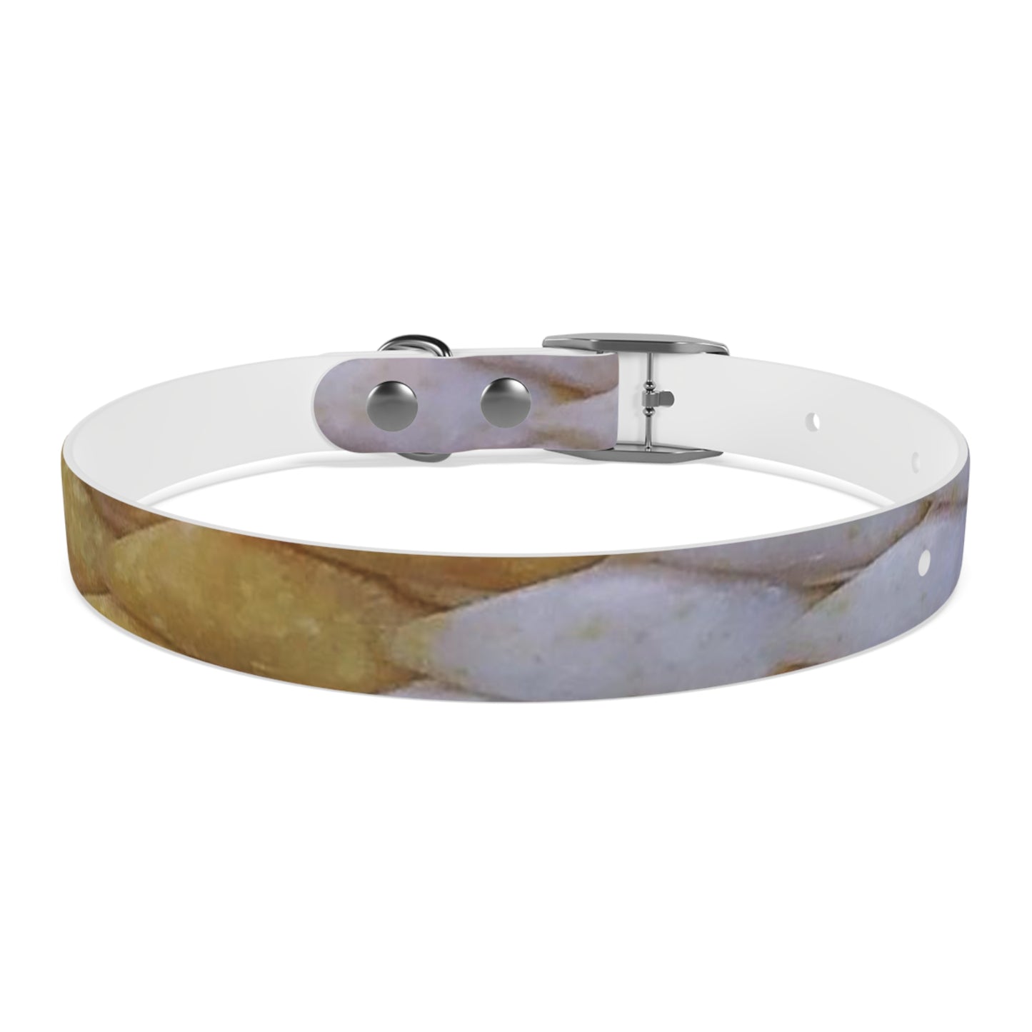 Yellow Snake Skin Collar