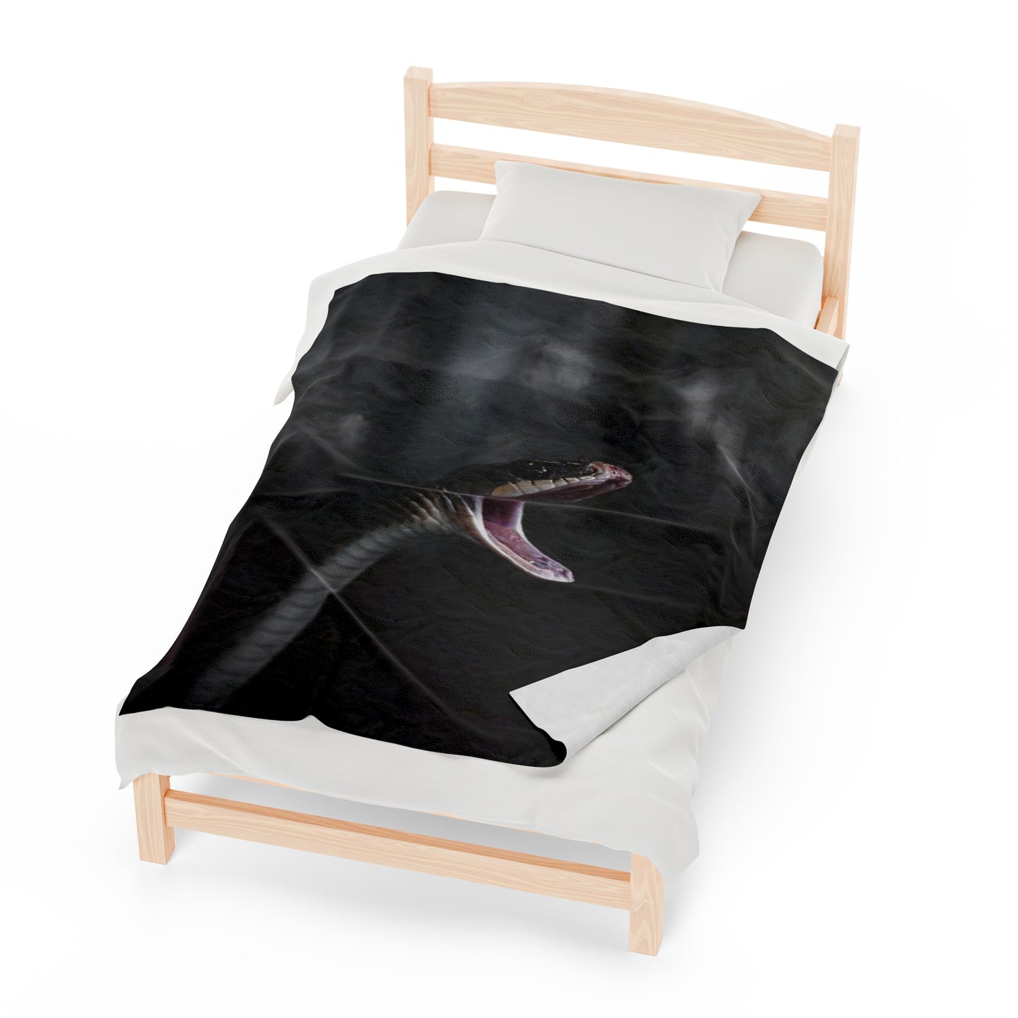 Black Mamba Plush Blanket