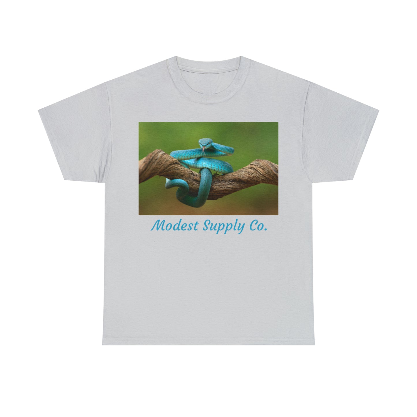 Blue snake Logo tee