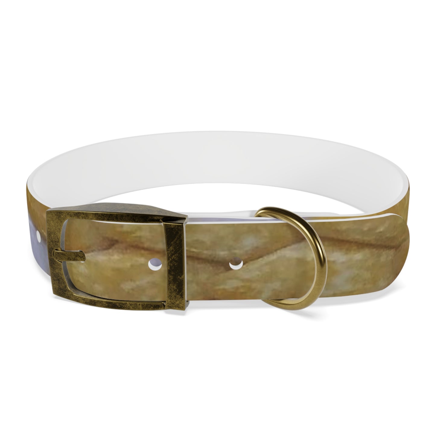 Yellow Snake Skin Collar