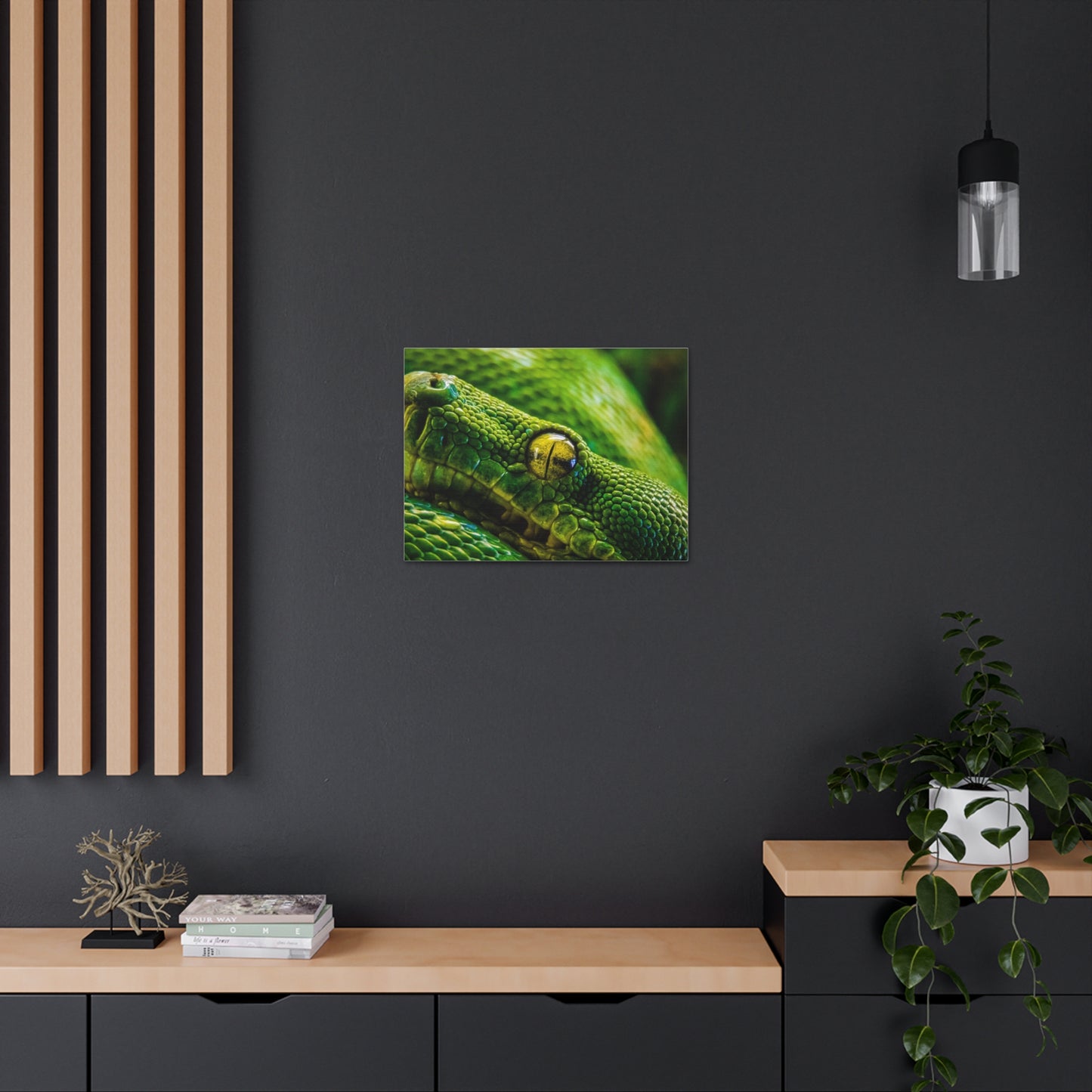 Green Snake Canvas