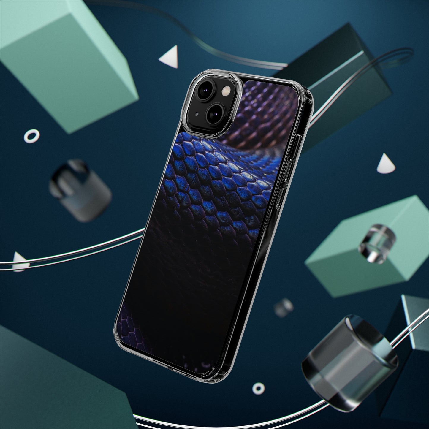 Black Snake Skin Phone Cases