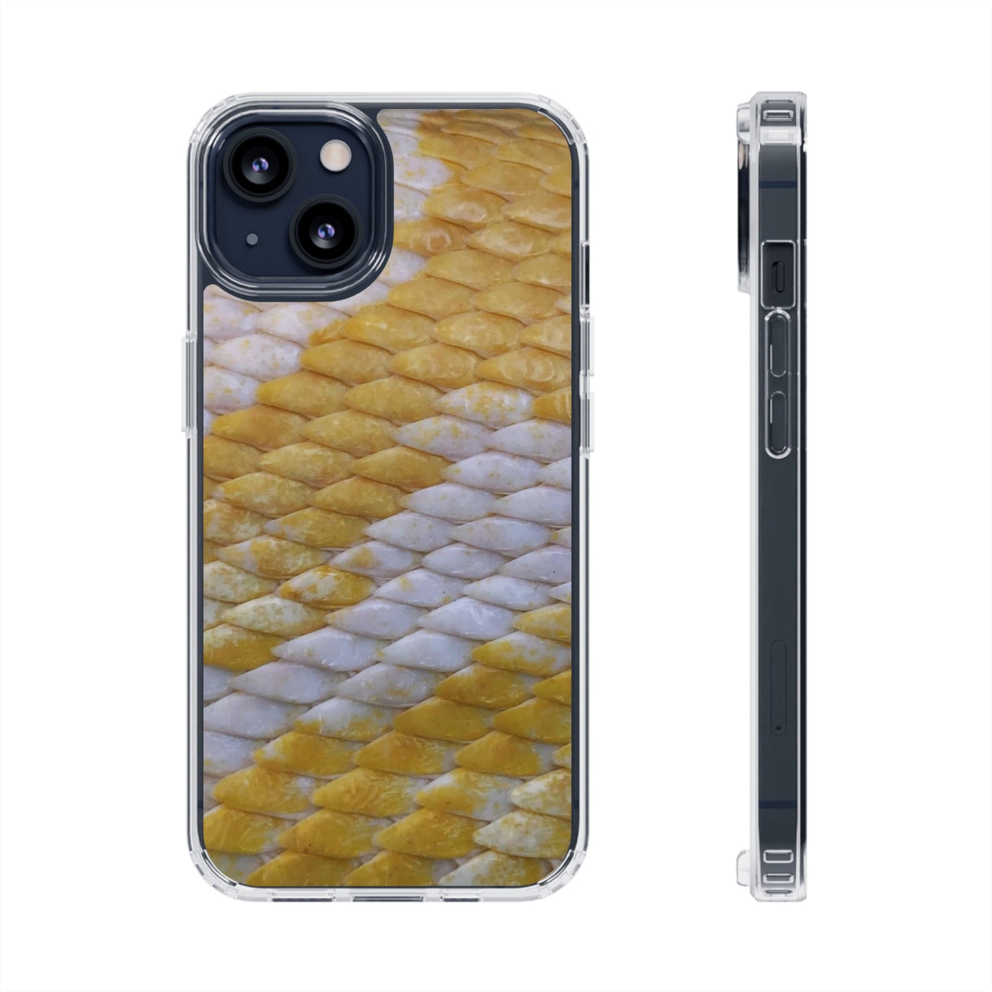 Yellow Snake Skin Phone Cases