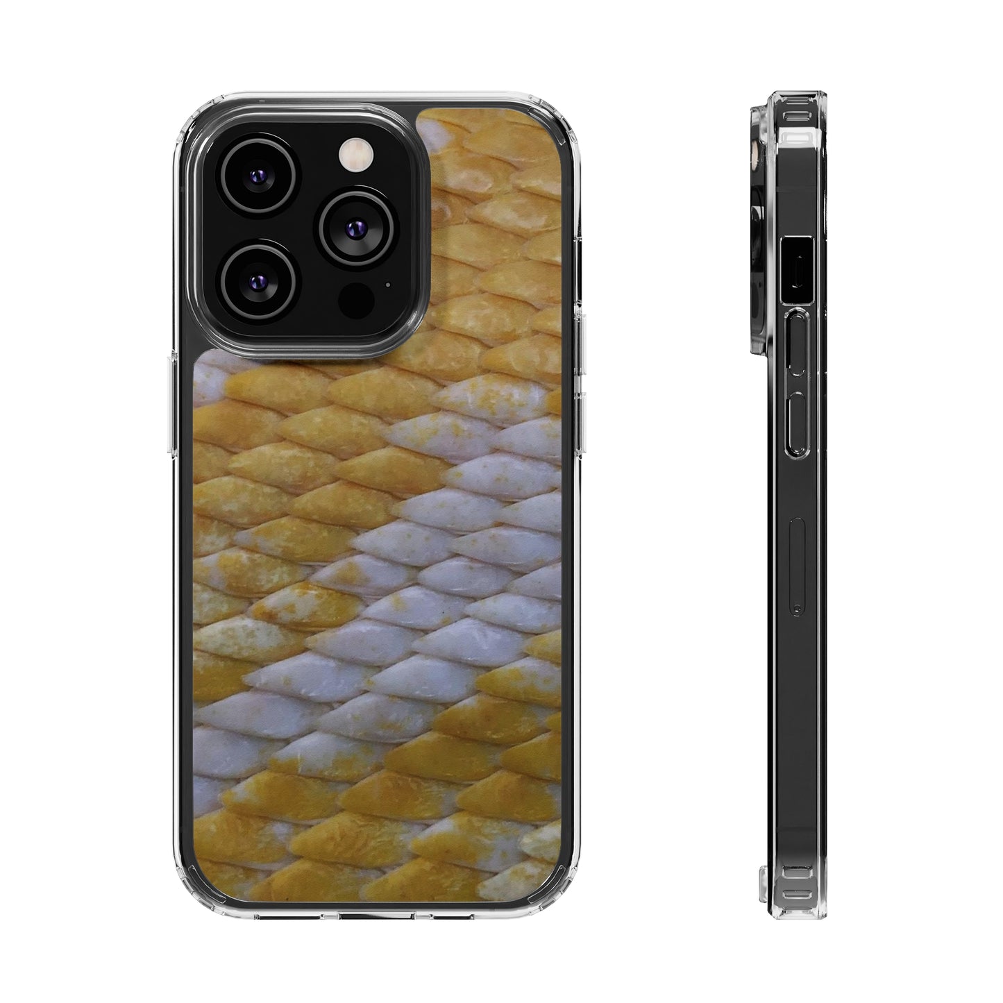 Yellow Snake Skin Phone Cases