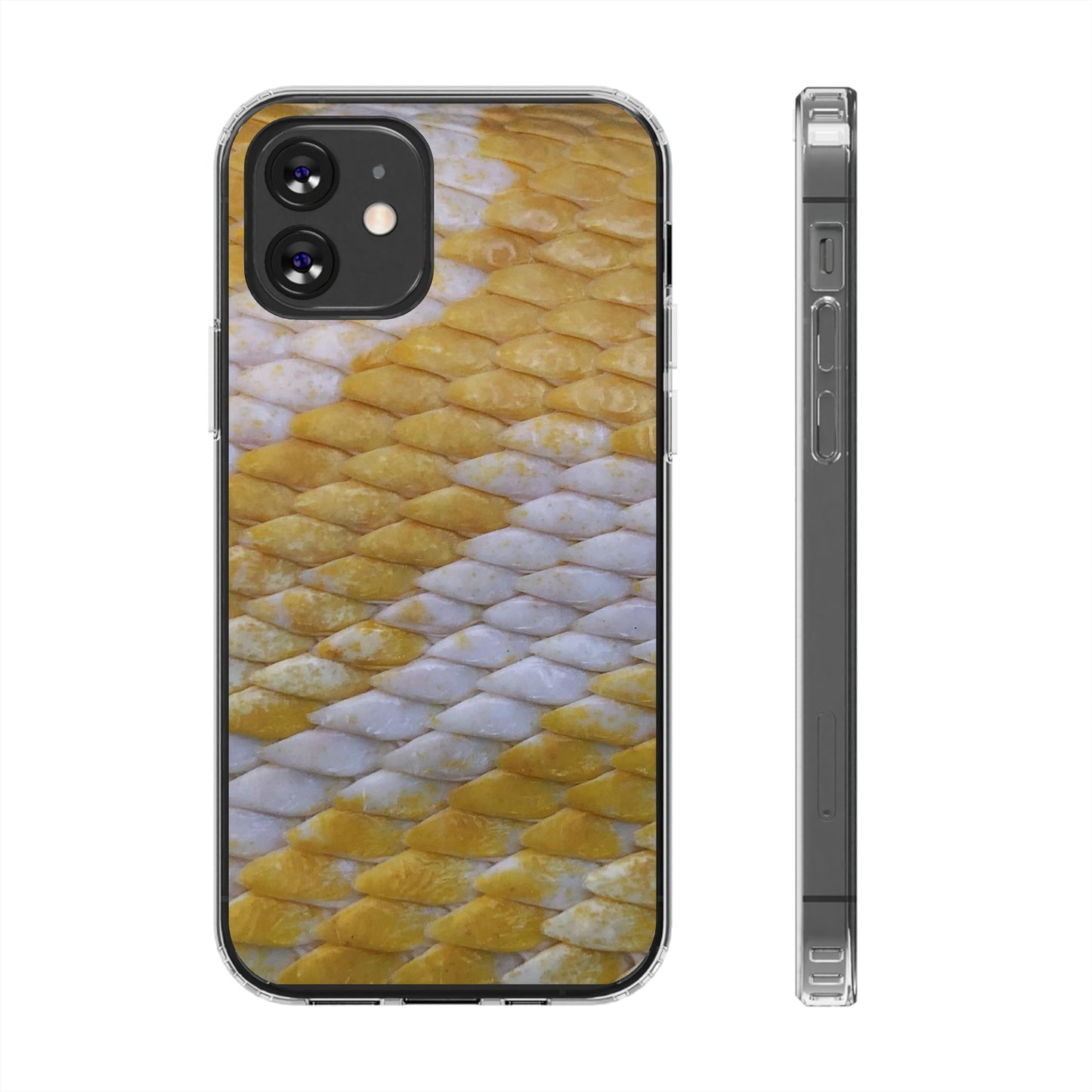 Yellow Snake Skin Phone Cases