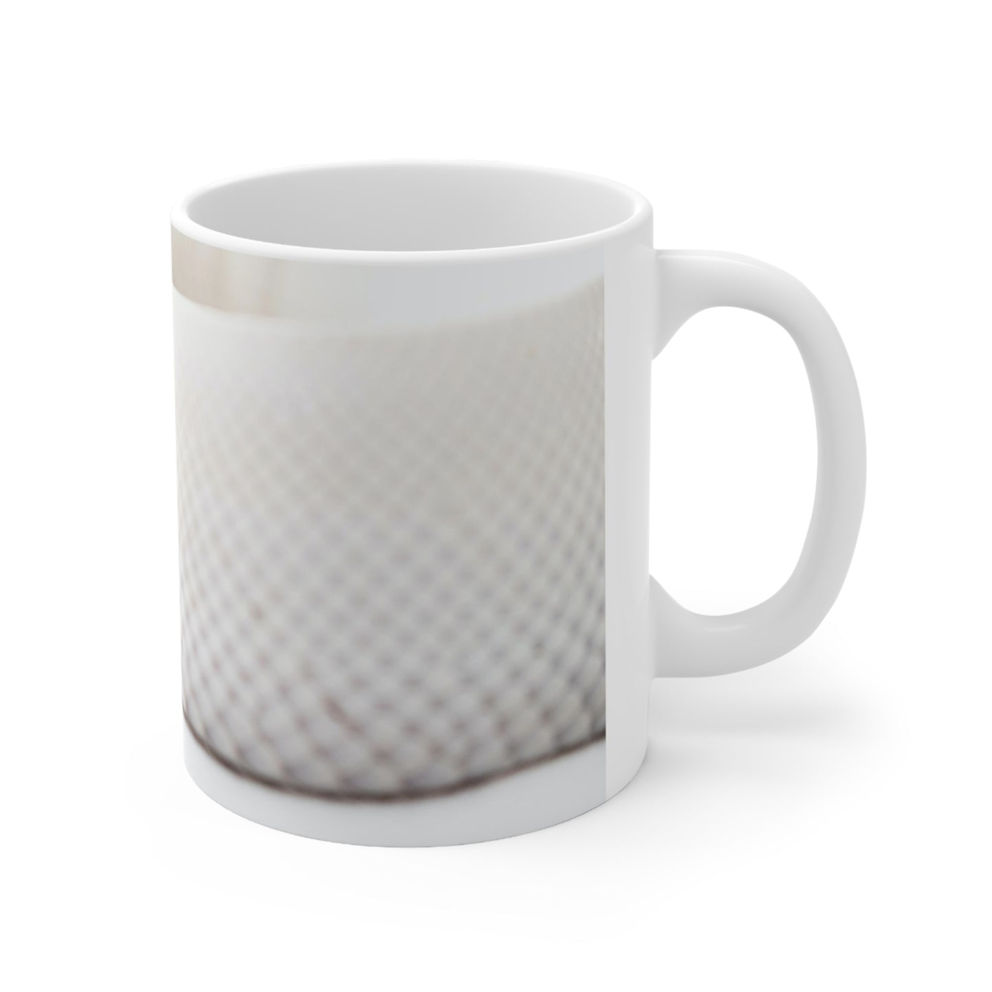 White Snake White Ceramic Mug